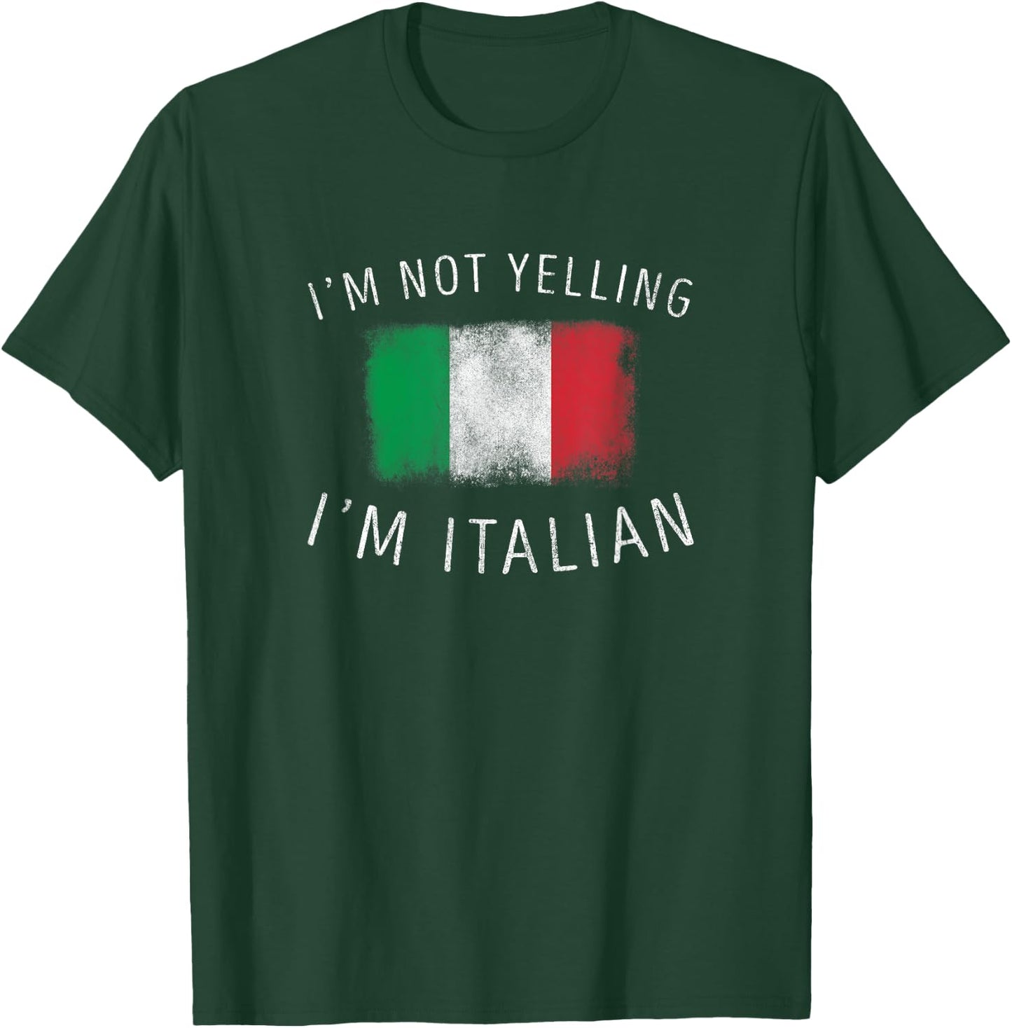 I don't scream, I'm Italian - Italy Pride T-Shirt - T-Shirt | Forest