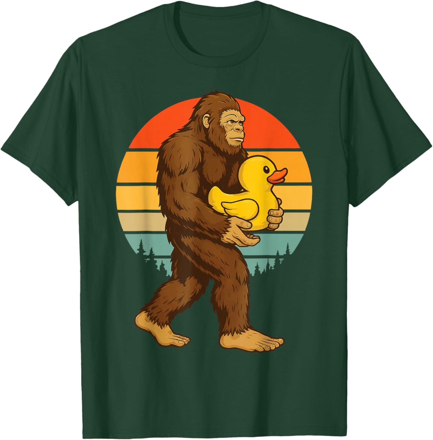 Bigfoot Rubber Duck T-Shirt - T-Shirt | Forest