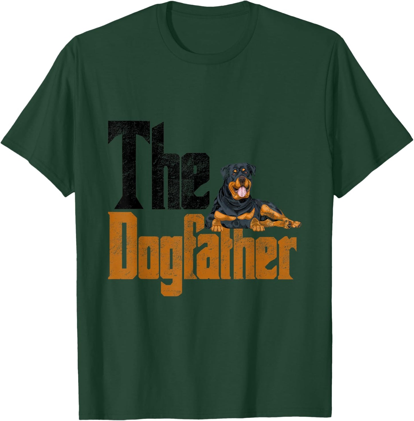 Rottweiler Dog Father Dog Dad Dog Dad Dog Dad Idea T-Shirt - T-Shirt | Forest