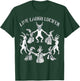 LIVE LAUGH LUCIFER Horror Satan Satanic Demonc Devil Goat T-Shirt - T-Shirt | Forest
