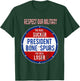 Anti Trump Sucker Loser We Respect Our Military T-Shirt - T-Shirt | Forest