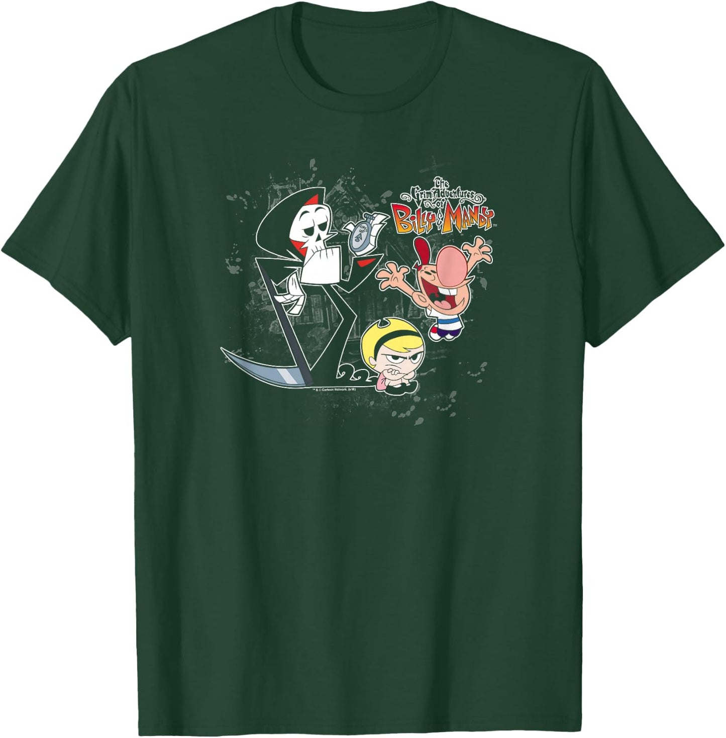 The Grim Adventures of Billy & Mandy Splatter Cast T-Shirt - T-Shirt | Forest