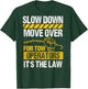 Tow Truck Driver Image On Back Of Shirt T-Shirt - T-Shirt | Forest