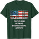 Cleveland Hopkins Airport CLE Aviation Present T-Shirt - T-Shirt | Forest