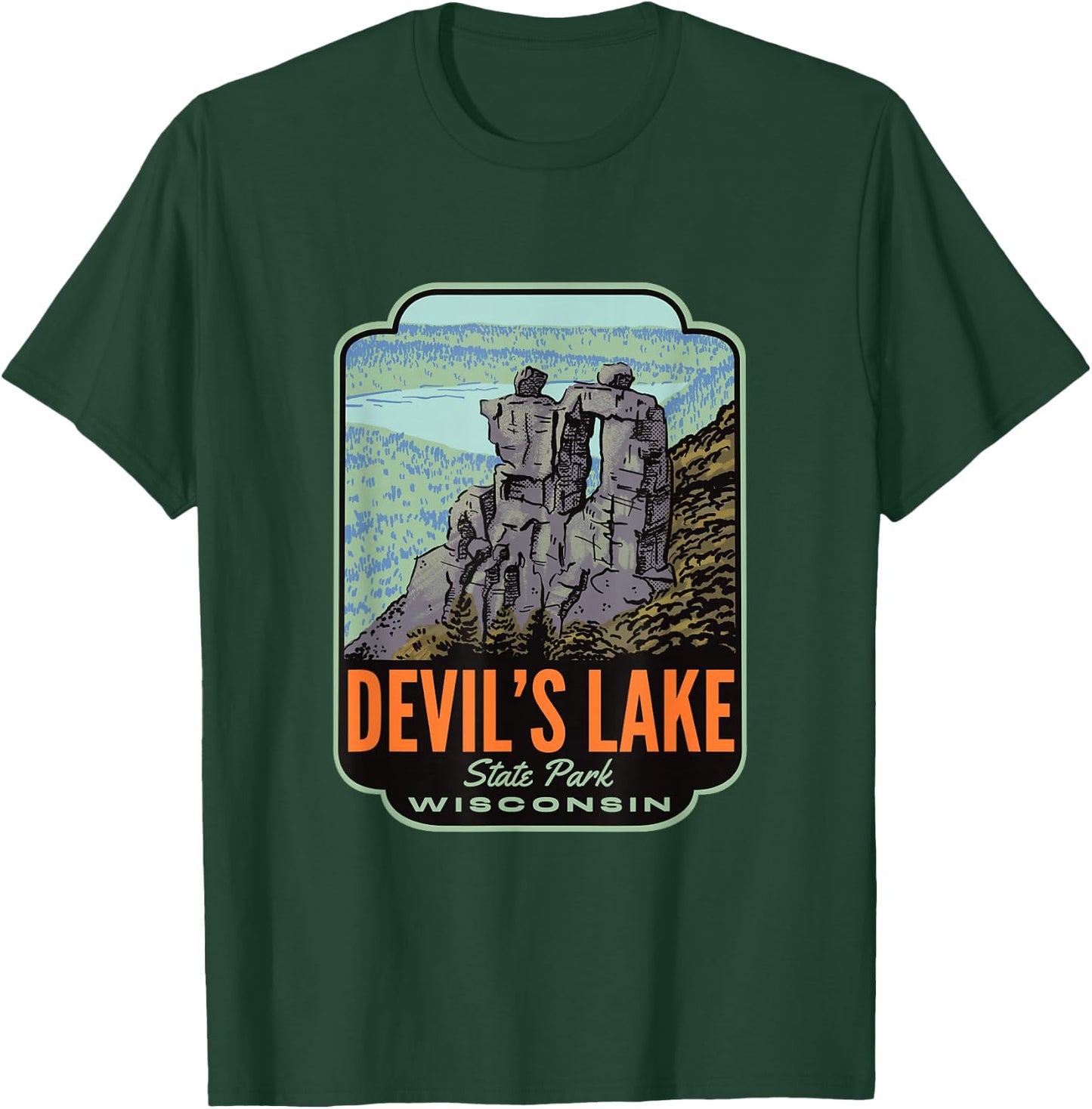 Devil's Lake State Park Wisconsin T-Shirt - T-Shirt | Forest