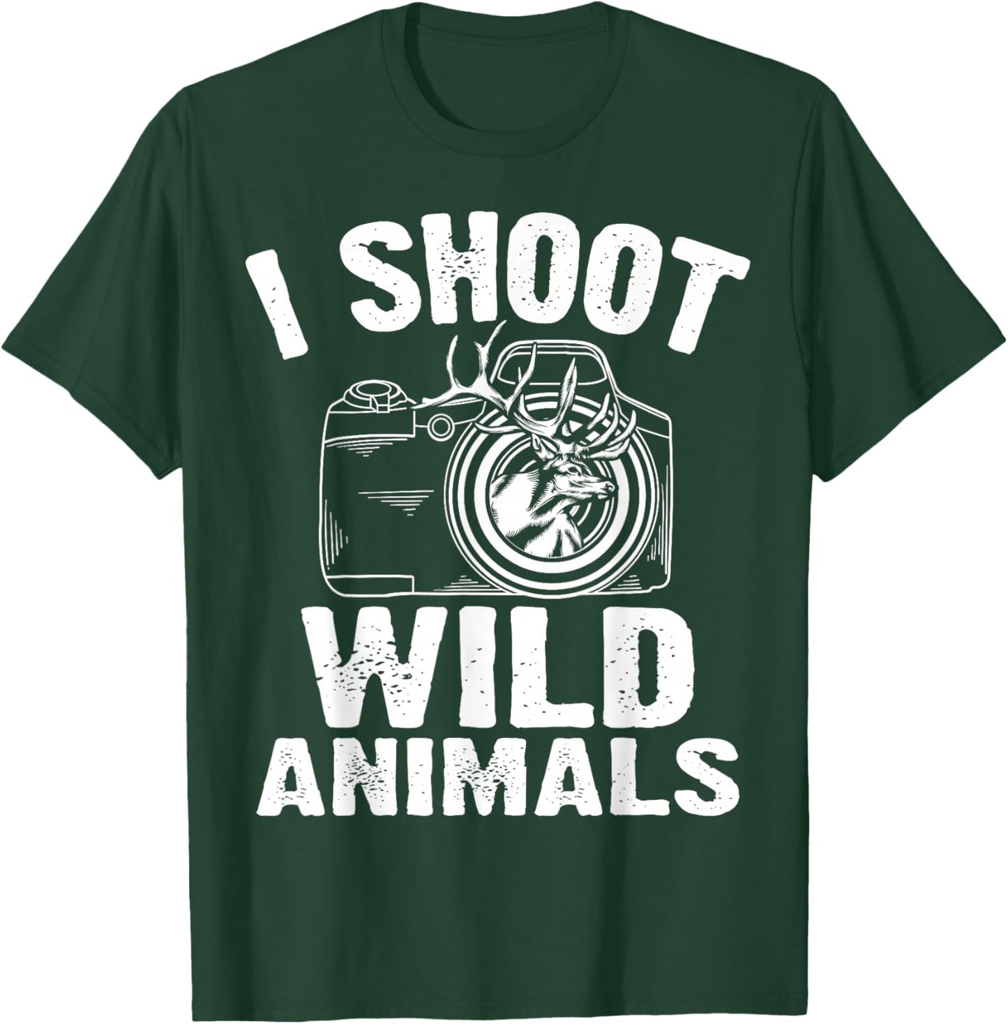 Cool Photography Gift Men Women Funny Wildlife Photographer T-Shirt - T-Shirt | Forest