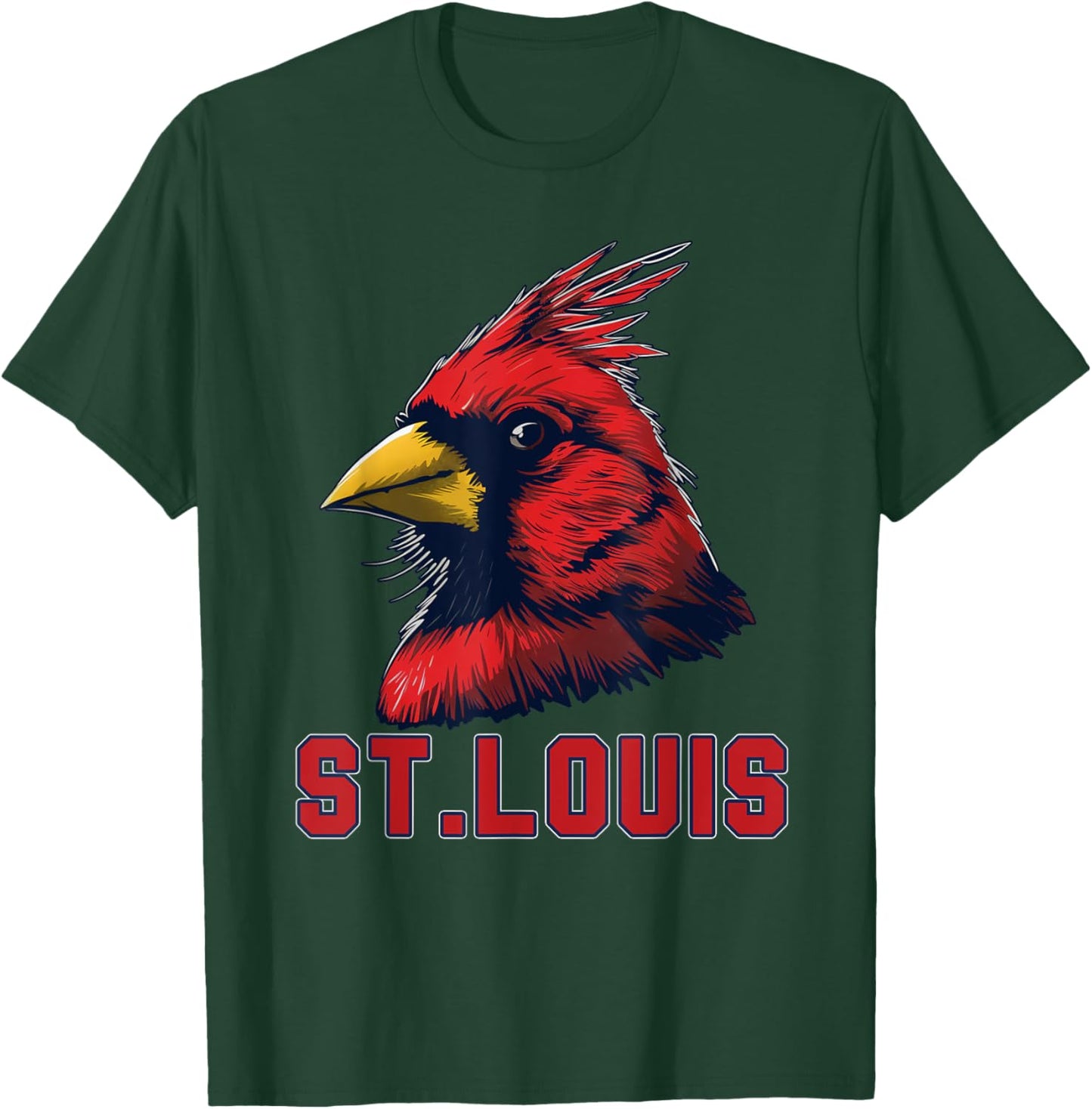 Classic St.Louis Vintage Gifts Throwback Design T-Shirt - T-Shirt | Forest