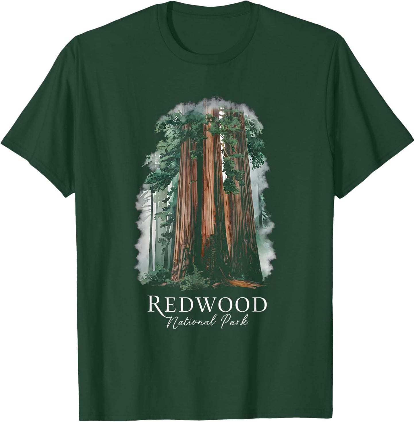 Redwood National Park Souvenir California Outdoors Nature T-Shirt - T-Shirt | Forest