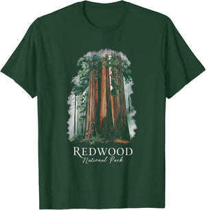 Redwood National Park Souvenir California Outdoors Nature T-Shirt - T-Shirt | Forest