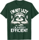 Funny Sloth Stuff I'm Not Lazy Energy Efficient Nap Lovers T-Shirt - T-Shirt | Forest