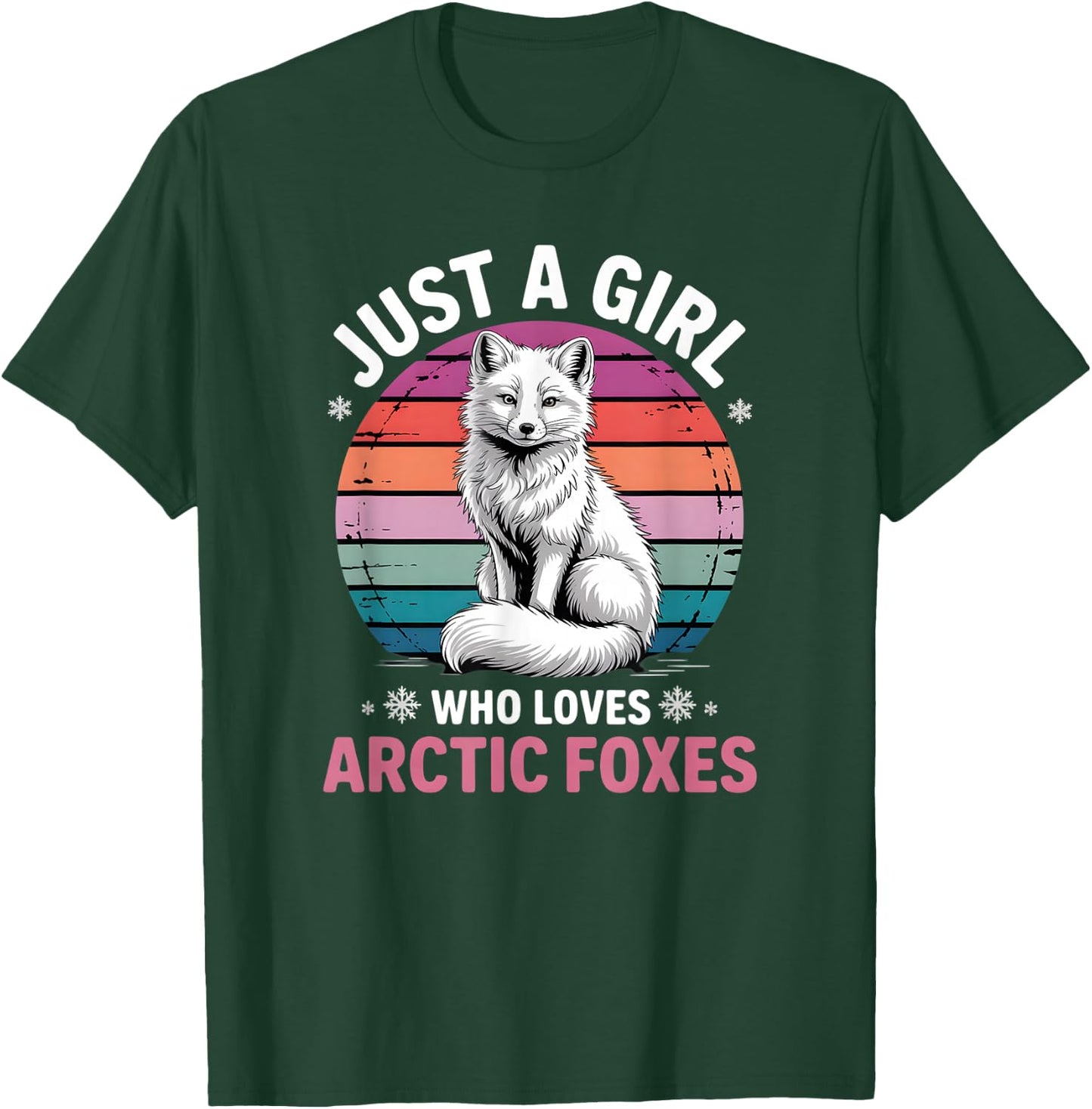 Girls Arctic Fox T-Shirt - T-Shirt | Forest