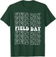 Groovy Field Day School Event Games Teacher Kids Boys Girls T-Shirt - T-Shirt | Forest
