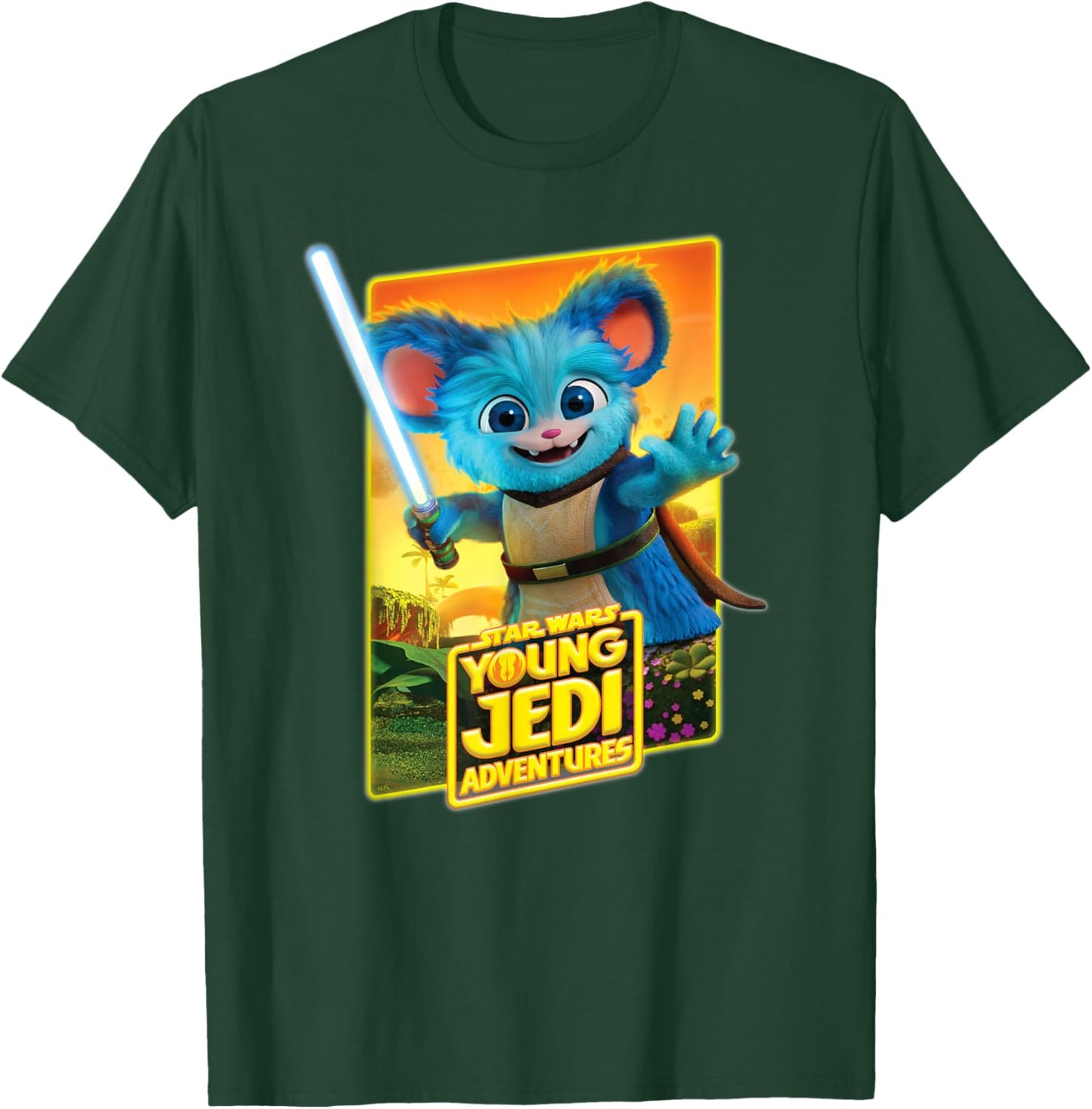 Star Wars Young Jedi Adventures Nubs Poster Art T-Shirt - T-Shirt | Forest