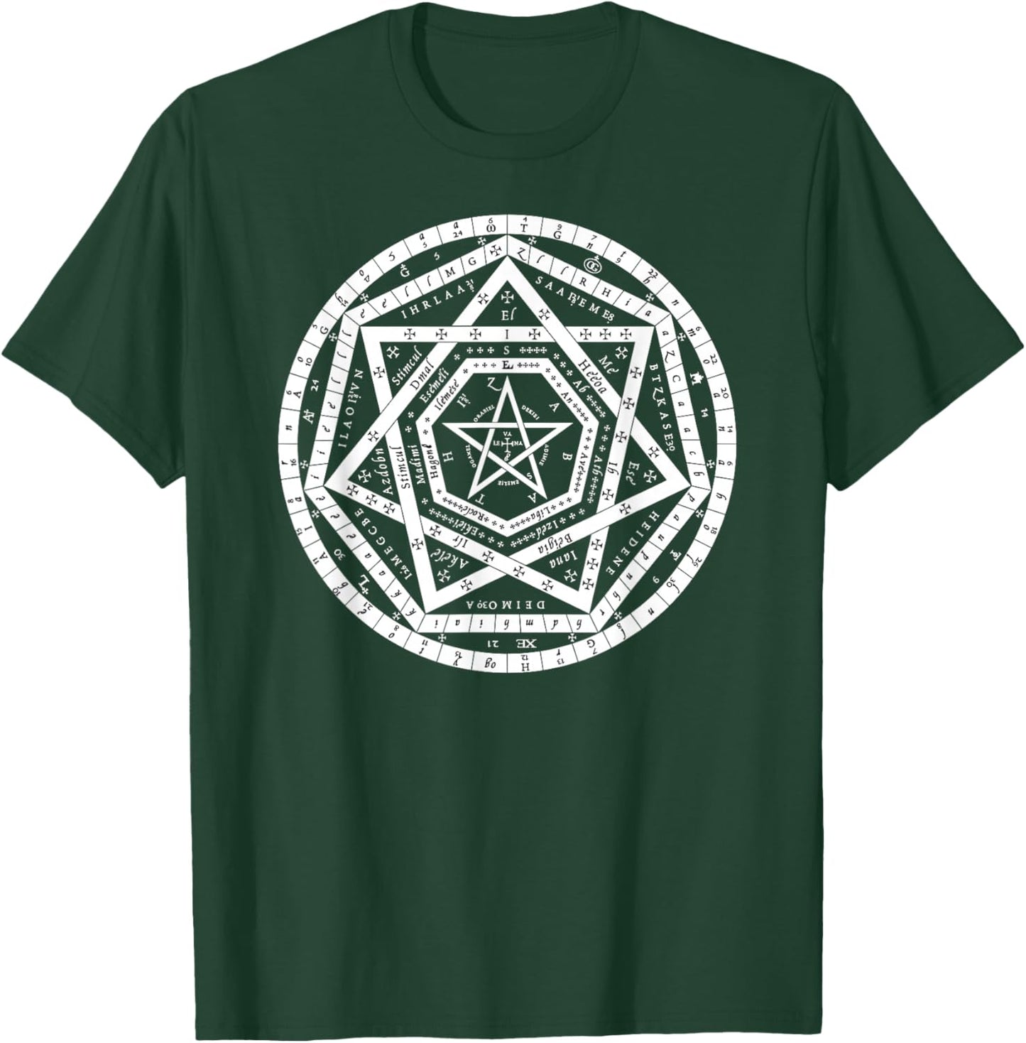 Sigillum Aemeth Dee Enochian Magick T-Shirt - T-Shirt | Forest