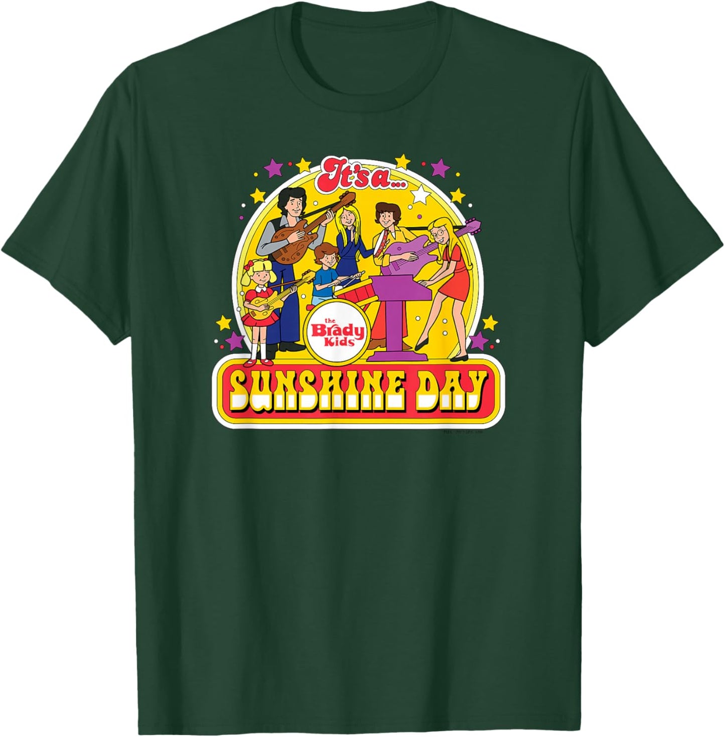 The Brady Bunch - It's a Sunshine Day T-Shirt - T-Shirt | Forest