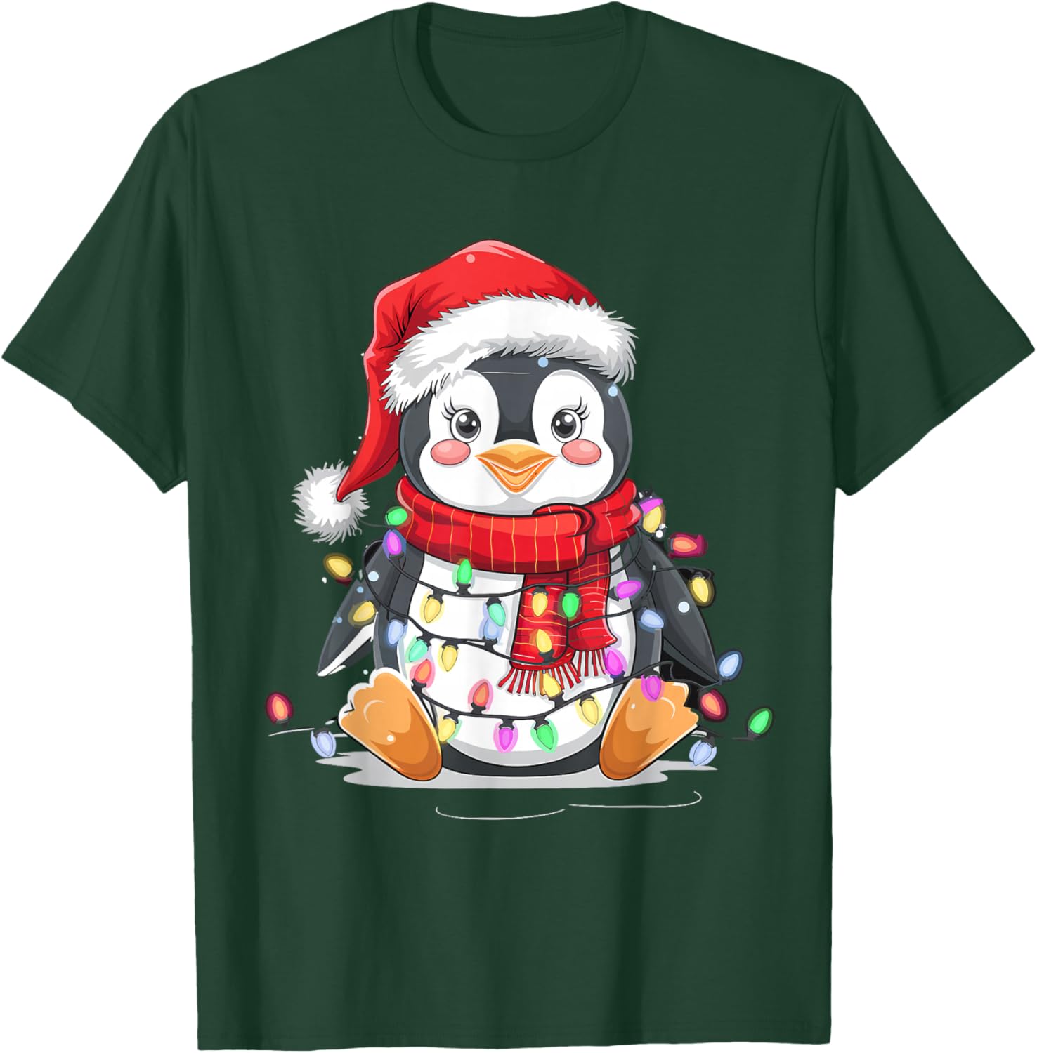 Christmas Penguin T-Shirt - T-Shirt | Forest