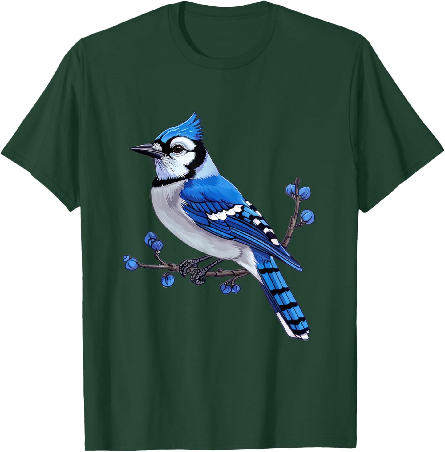 Blue Jay Graphic T-Shirt - T-Shirt | Forest