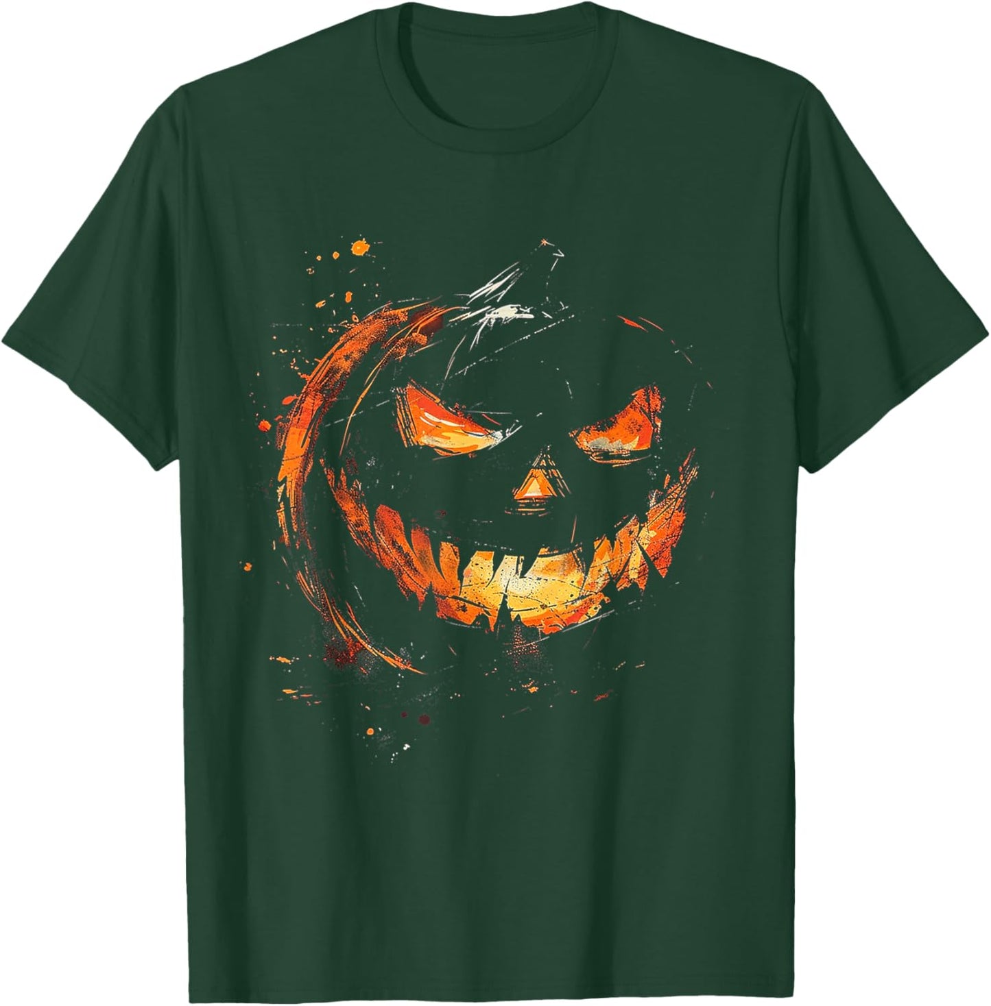 Pumpkin Costume Halloween Spooky Art Pumpkin T-Shirt - T-Shirt | Forest