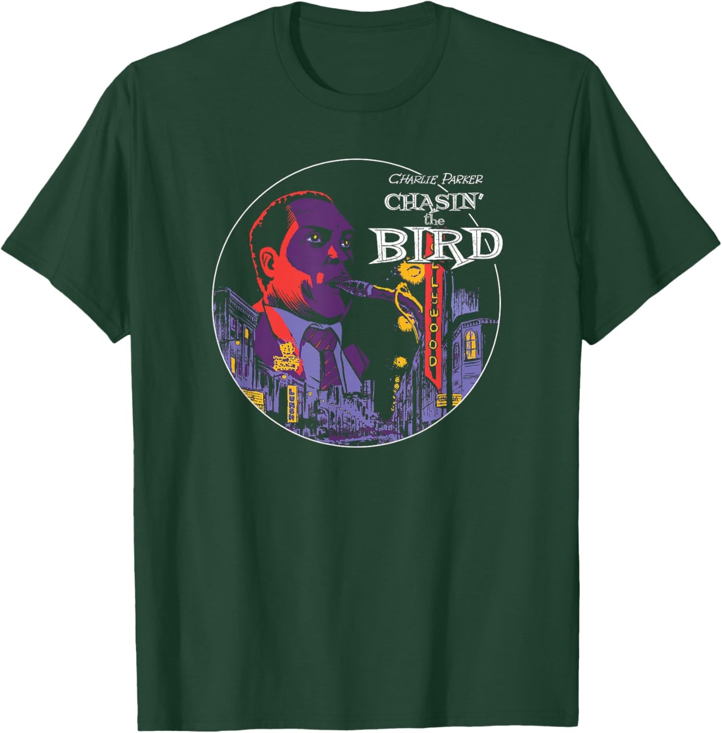 Charlie Parker - Chasin' the Bird Jazz Song T-Shirt - T-Shirt | Forest