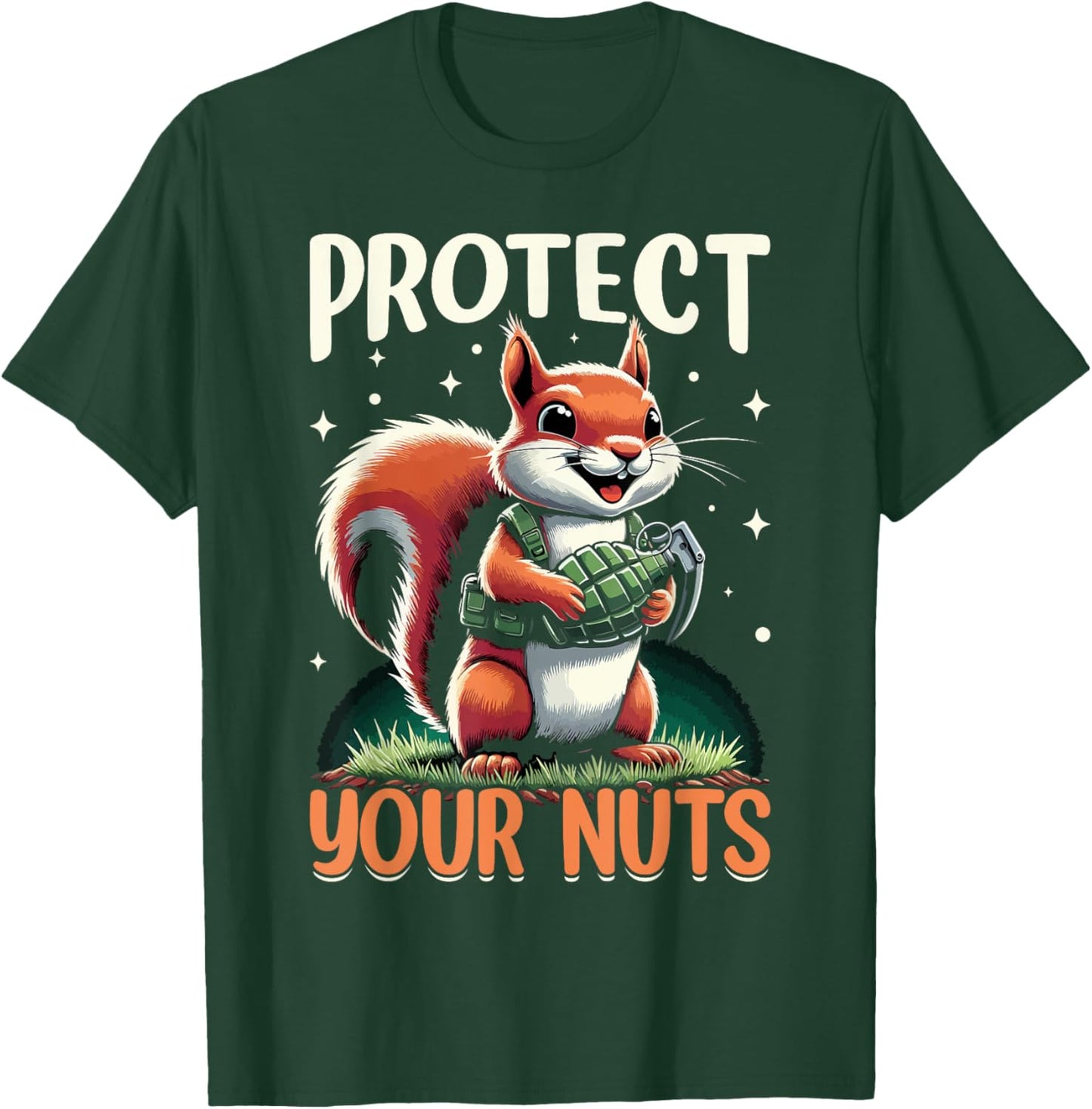 Squirrel Animal Lover Funny Squirrels T-Shirt - T-Shirt | Forest