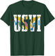 US Virgin Islands USVI Flag Pride Souvenir T-Shirt - T-Shirt | Forest