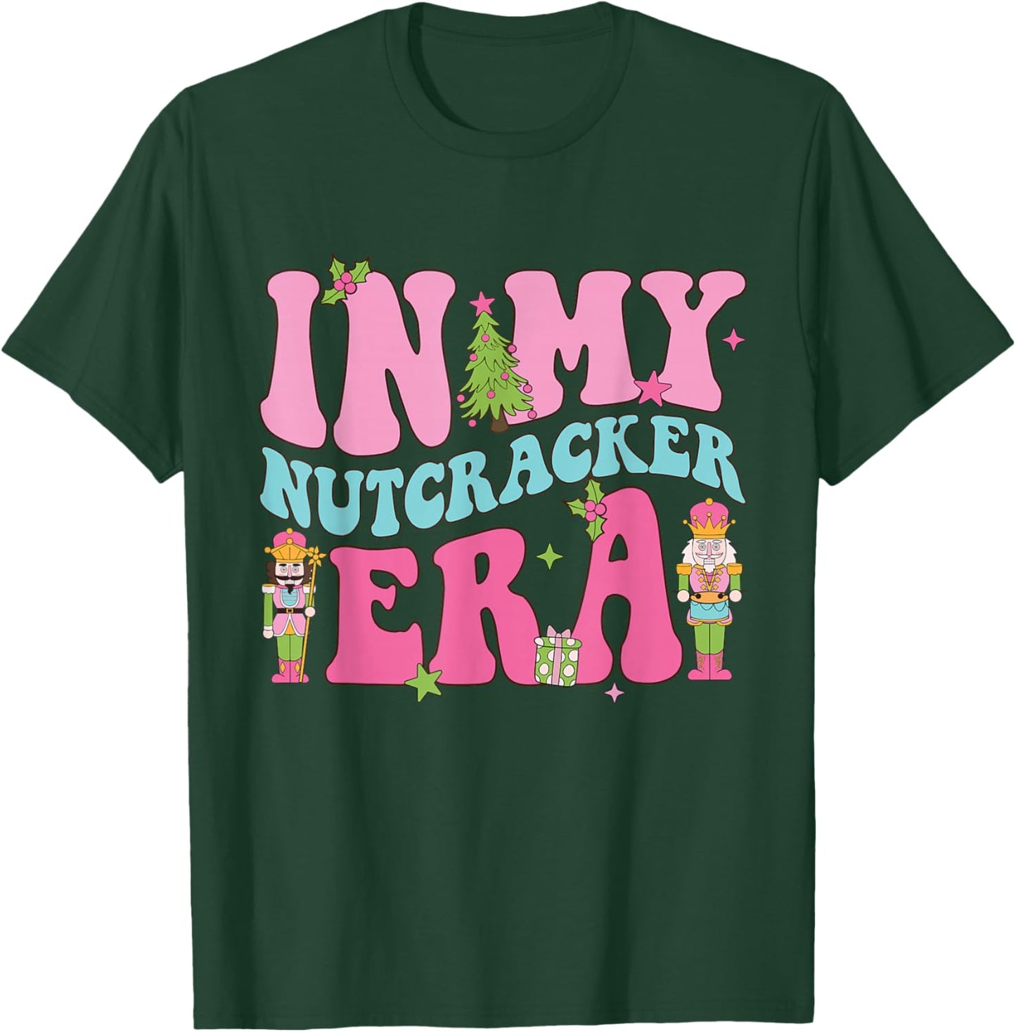 Pink Nutcracker Squad In My Nutcracker Era Christmas Women T-Shirt - T-Shirt | Forest