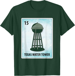 Water Tower Mexican Cards T-Shirt - T-Shirt | Forest