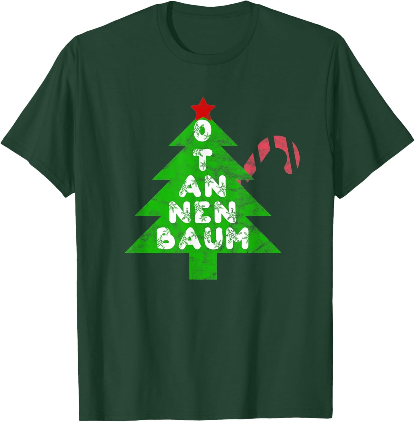 O Tannenbaum Christmas Song Xmas Tree T-Shirt - T-Shirt | Forest