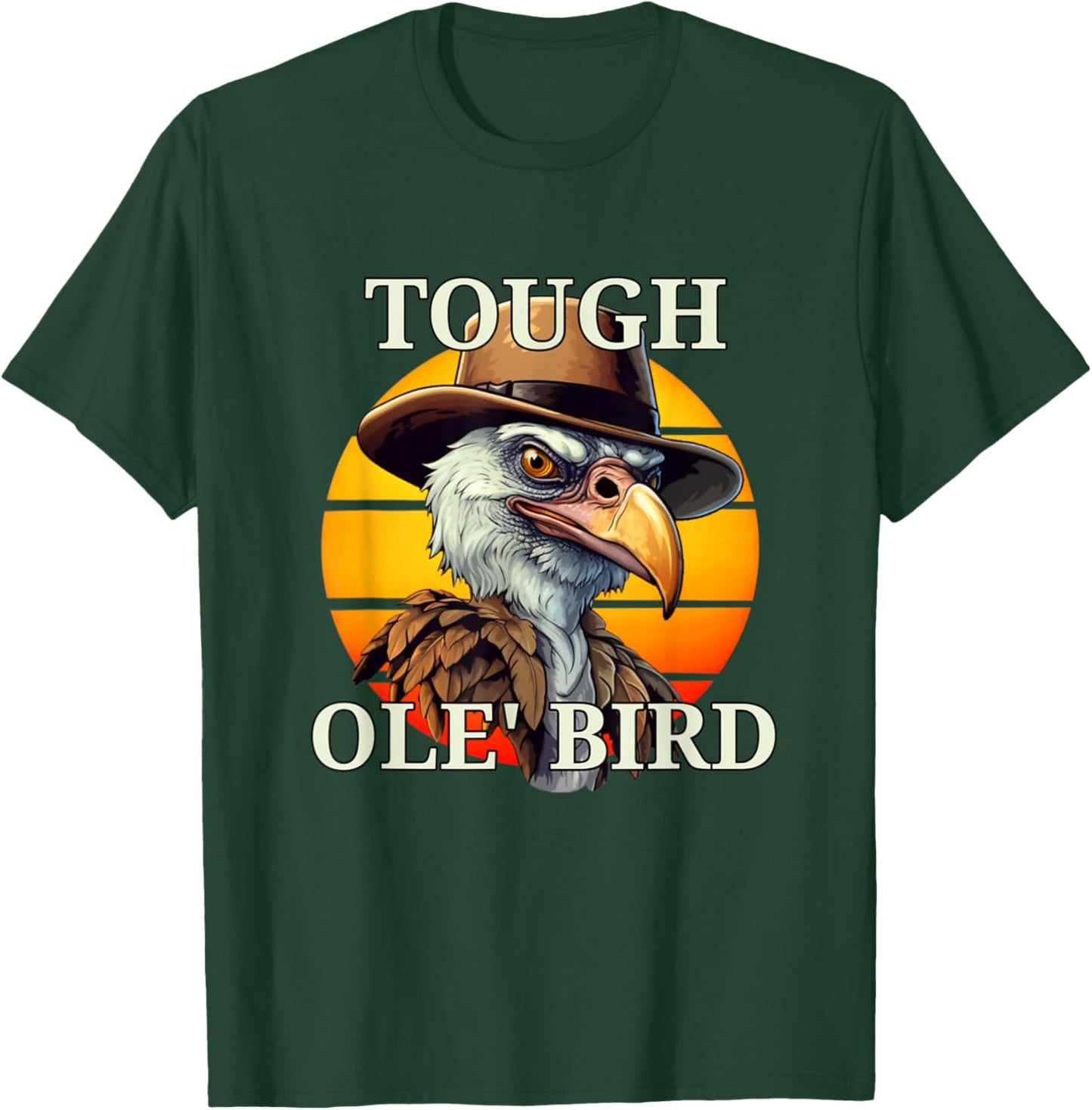 Grandpa Tough Old Bird Buzzard Funny Tough Old Man Joke T-Shirt - T-Shirt | Forest