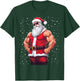 Santa Claus Bodybuilding Fitness Gym Xmas Snow T-Shirt - T-Shirt | Forest