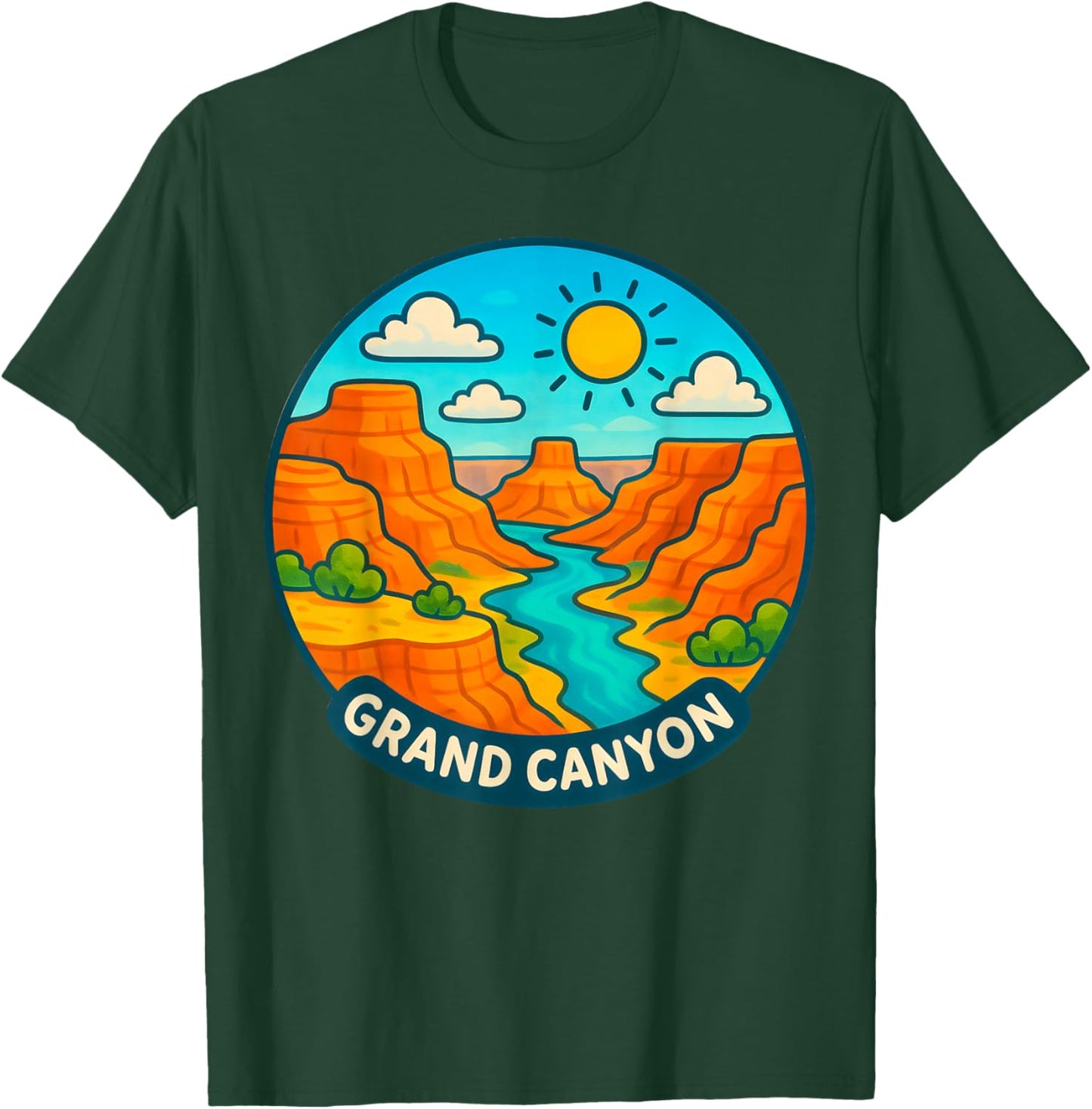Grand Canyon National Park Kids Toddlers Boys Girls Fun T-Shirt - T-Shirt | Forest