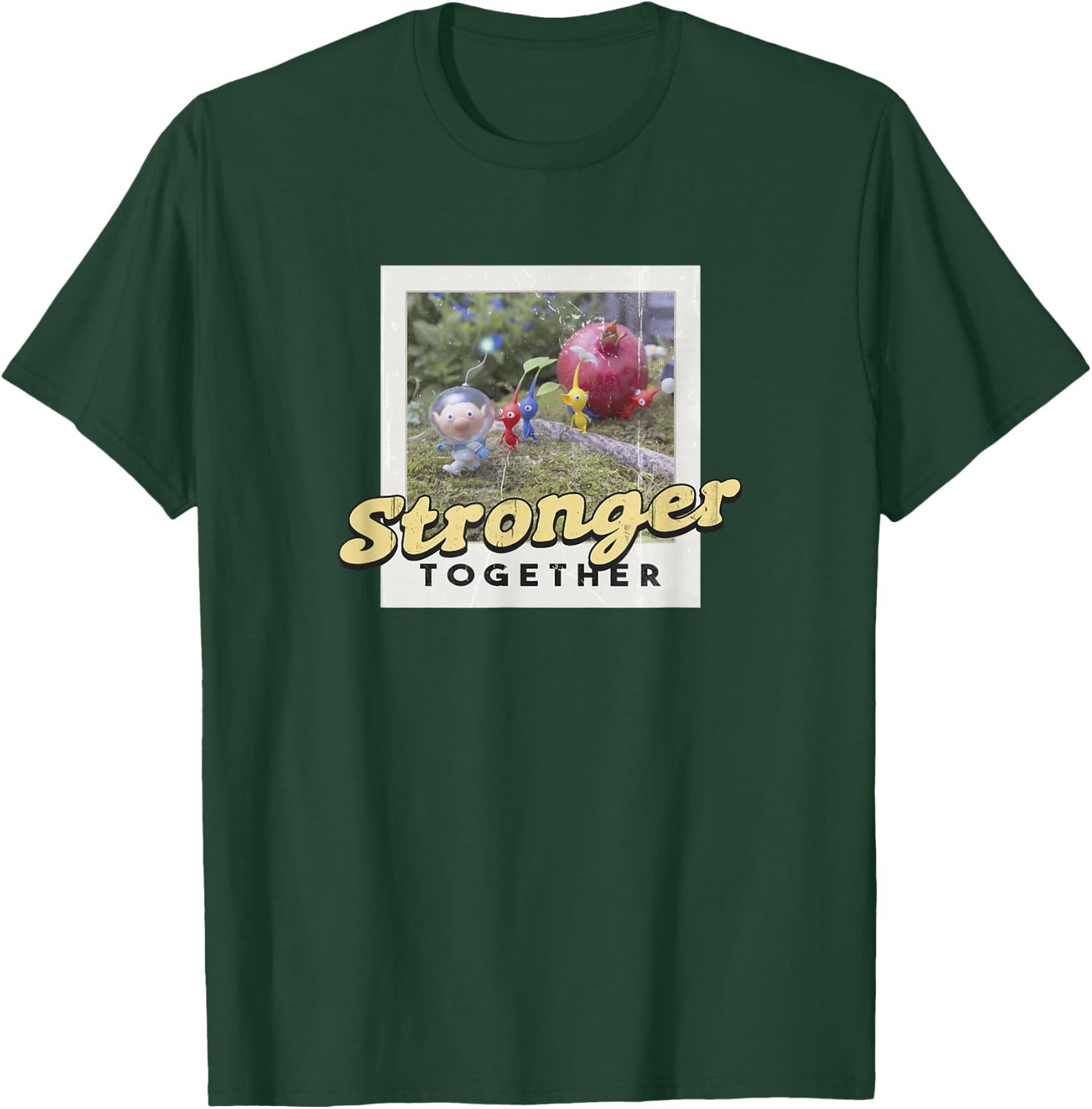 Pikmin Stronger Together Photo Fruit Carry T-Shirt - T-Shirt | Forest