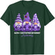 Alpha-1 Antitrypsin Deficiency Awareness Month Purple Ribbon T-Shirt - T-Shirt | Forest