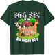 Big Sis of The Bday Boy Farm Animals Matching Farm Theme T-Shirt - T-Shirt | Forest
