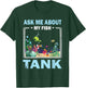 Retro Vintage Ask Me About My Fish Tank Fish Pool Lover Men T-Shirt - T-Shirt | Forest