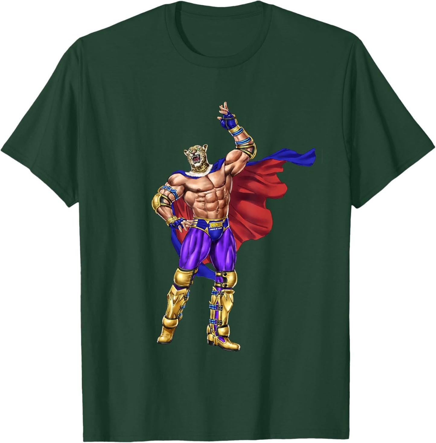 Bandai Namco Entertainment Inc. TEKKEN7 KING 004 , Small, Black T-Shirt - T-Shirt | Forest