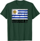 Uruguay Soccer Field Country Flag Uruguayan Pride T-Shirt - T-Shirt | Forest