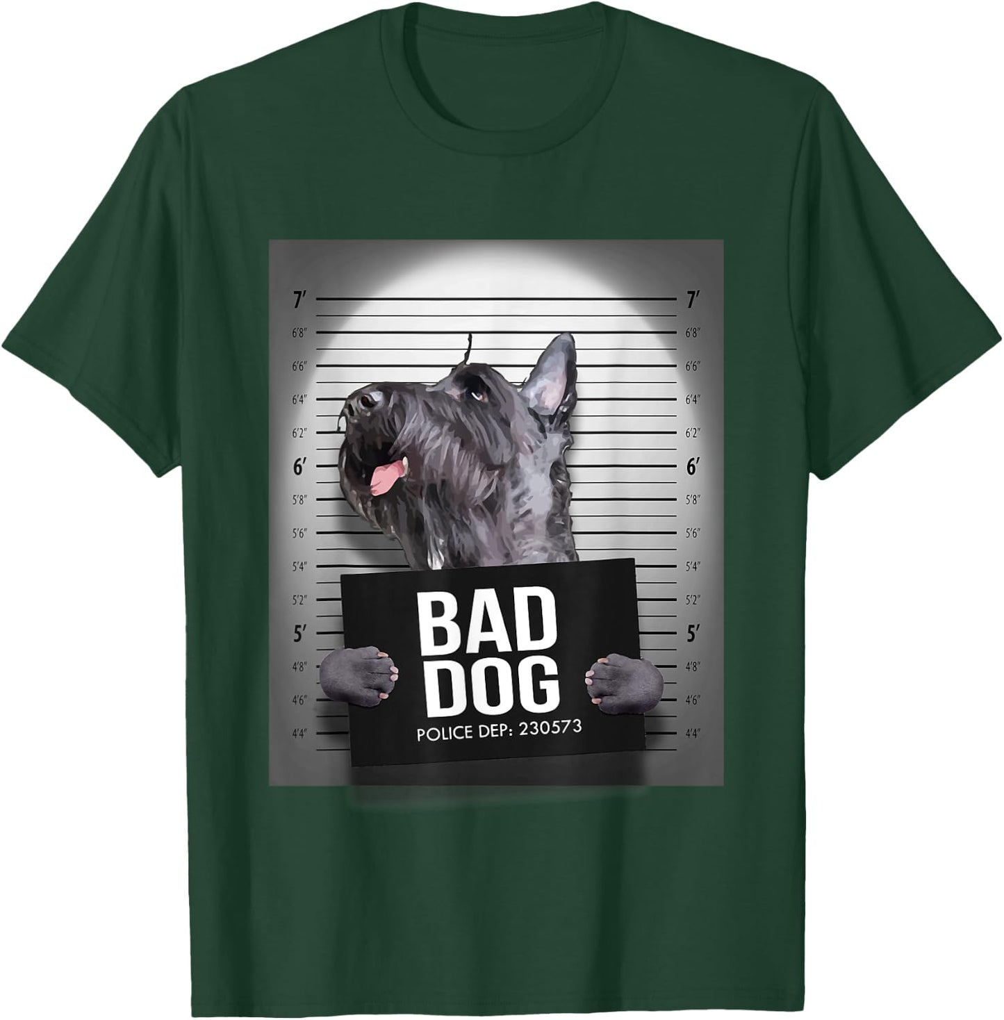 Scottie Dog Mugshot T-Shirt - T-Shirt | Forest