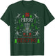Vintage Disc Golf Ugly Christmas Merry Discmas Party T-Shirt - T-Shirt | Forest