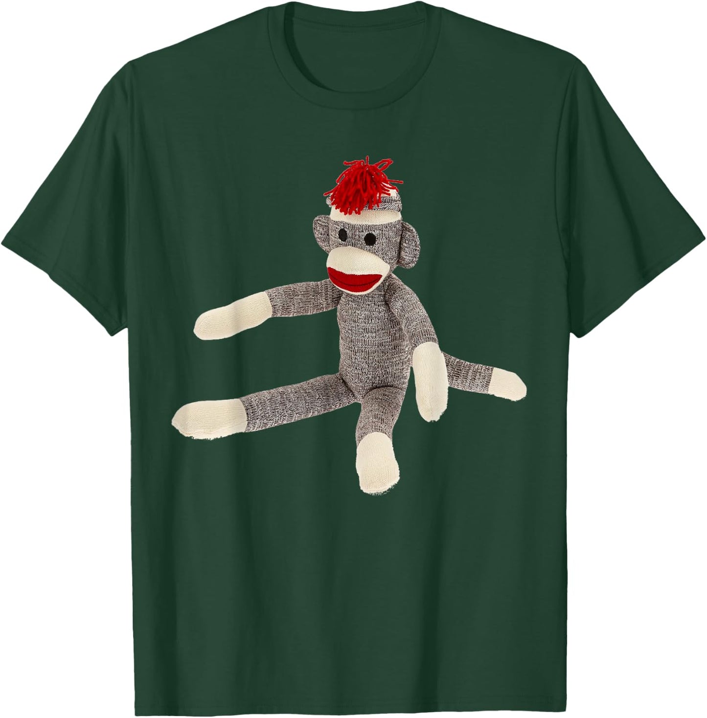 Sock Monkey Shirt T-Shirt - T-Shirt | Forest