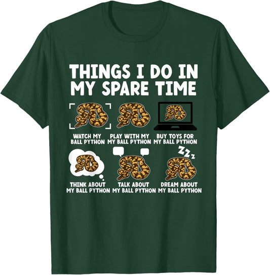 Ball Python Owner Ball Python Mom Ball Python Dad T-Shirt - T-Shirt | Forest
