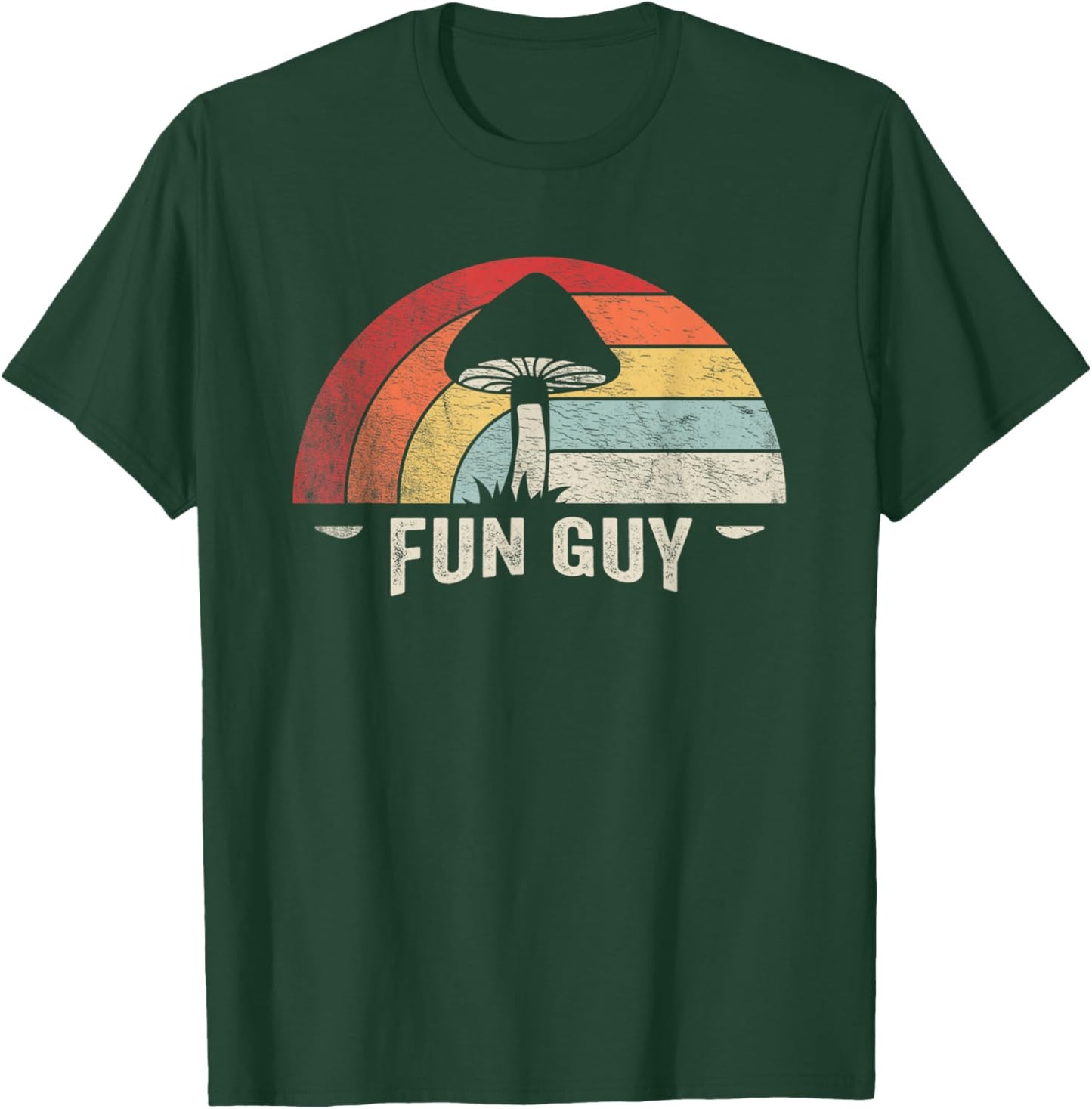 Vintage Funguy Fungi Funny Mushroom Fungi Shirt Fun Guy T-Shirt - T-Shirt | Forest
