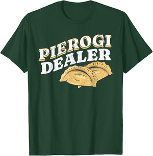 Pierogi Dealer Funny Polish Kielbasa Poland Polska Christmas T-Shirt - T-Shirt | Forest