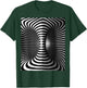 Optical Illusion of a 3d Torus Cylinder shiny T-Shirt - T-Shirt | Forest
