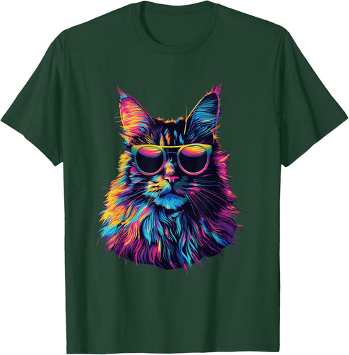 Maine Coon Cat Lovers Design Pop Art Funny Maine Coon Cat