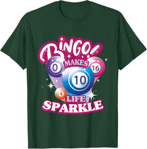 Funny Bingo Women Game Night Bingo Player T-Shirt - T-Shirt | Forest