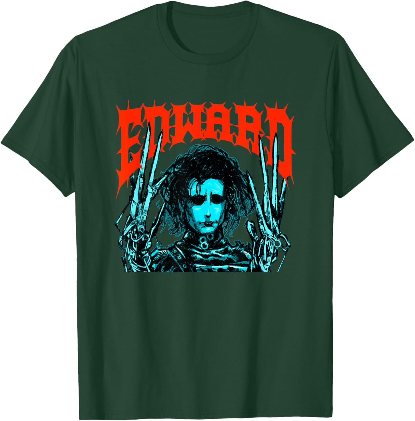 Edward Scissorhands Vintage Gothic Edward T-Shirt - T-Shirt | Forest