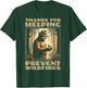 Smokey Bear & Baby Bird Forest Friend - Thanks For Helping T-Shirt - T-Shirt | Forest