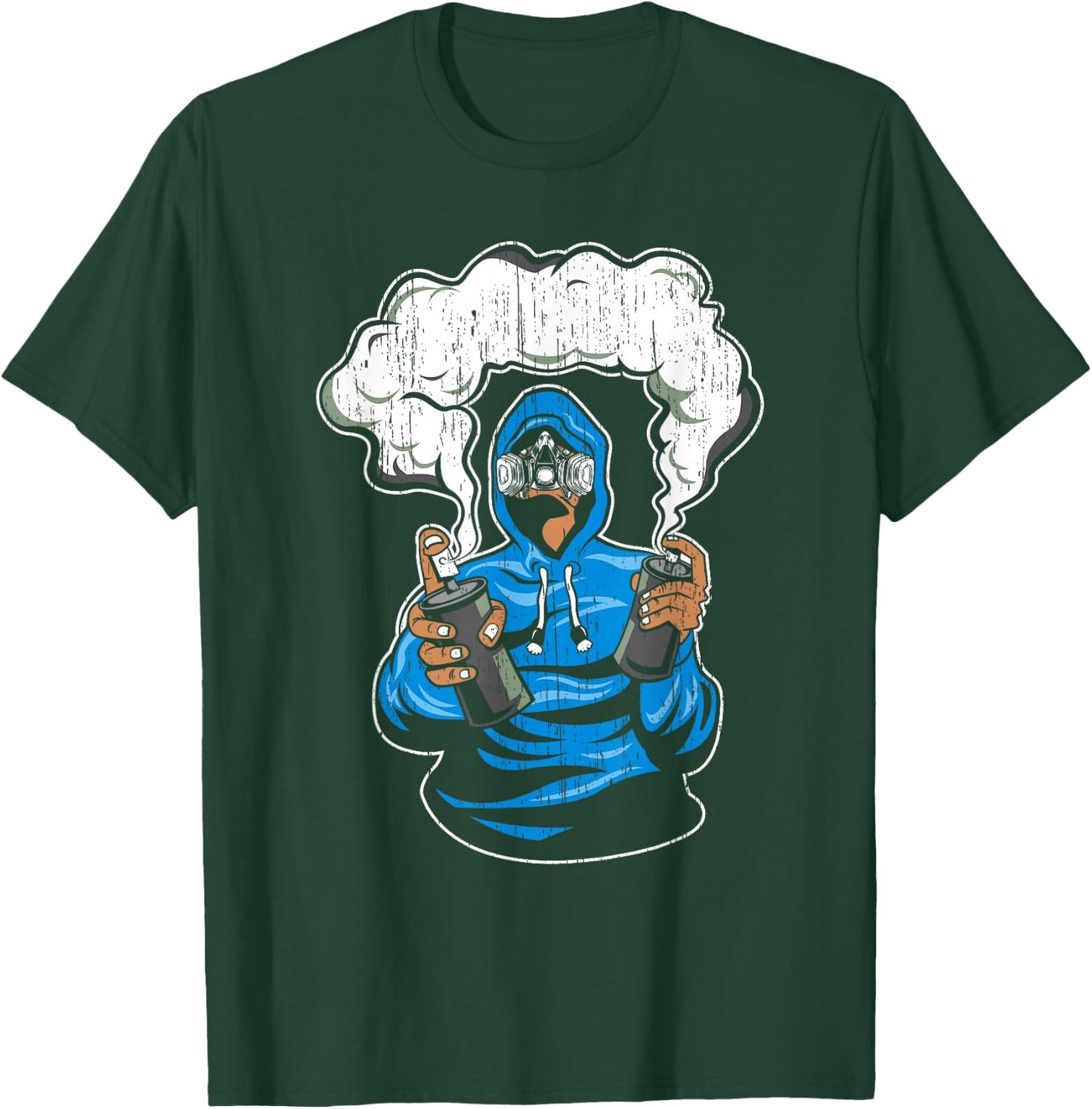 Graffiti Spray Paint Street Art Drawing Artist T-Shirt - T-Shirt | Forest