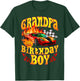 Grandpa of The Birthday Boy Funny Party Racing Supercar Fan T-Shirt - T-Shirt | Forest
